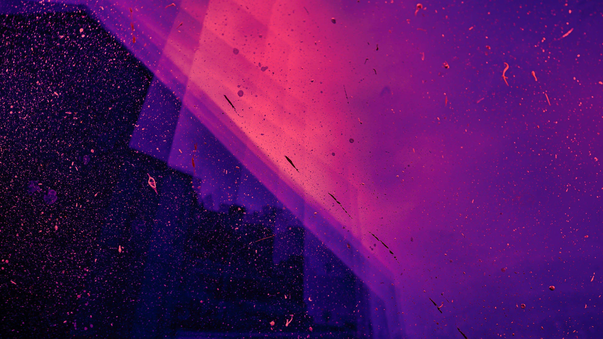 Abstract Art Aesthetic Purple Neon Computer Screen