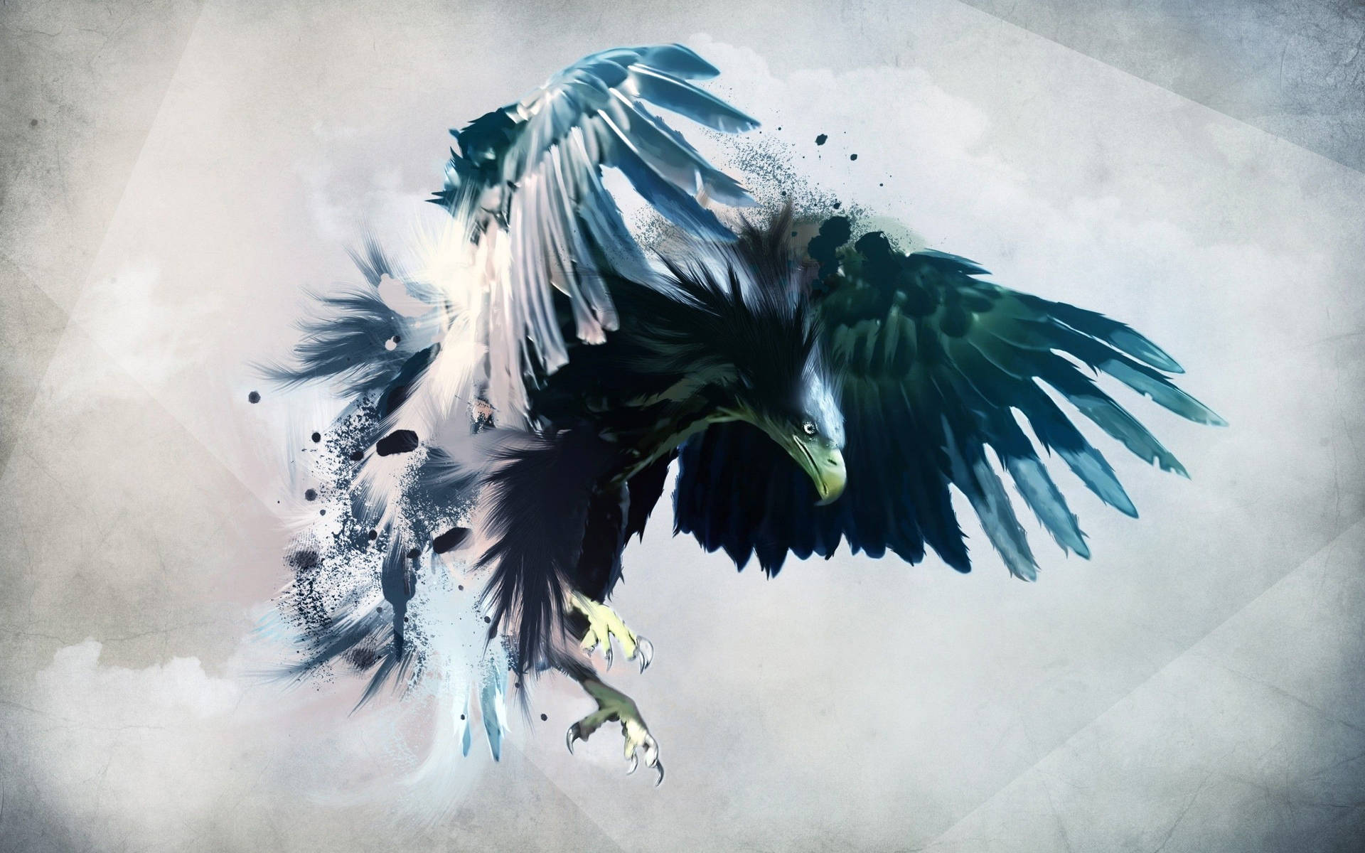 Abstract Art Eagle Background
