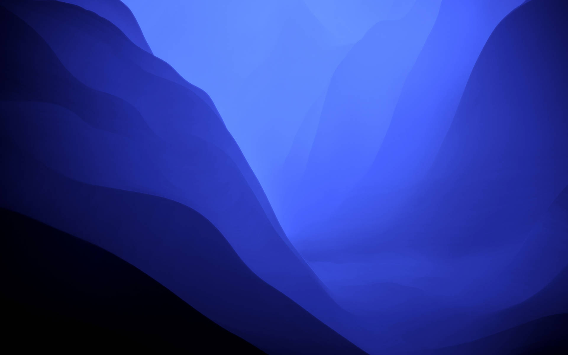 Abstract Art In Bright Blue Background