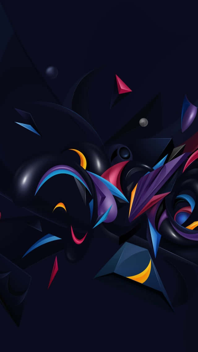 Abstract Art On A Dark Background Background