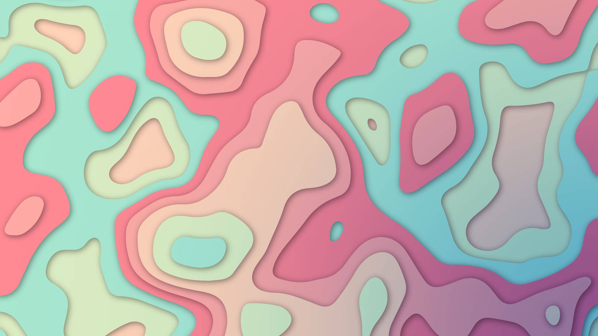 Abstract Art Pastel Aesthetic Tumblr Laptop Background