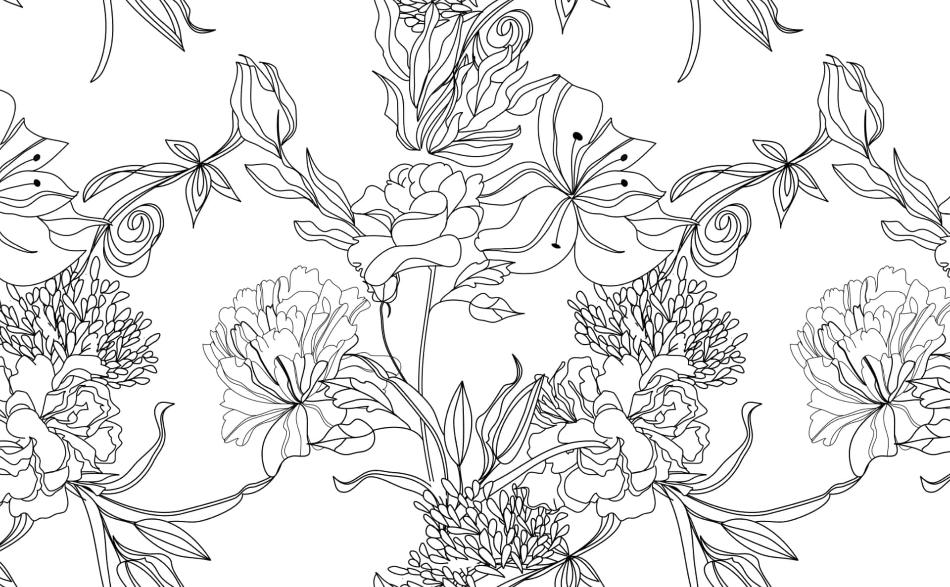 Abstract Art Sketch Background