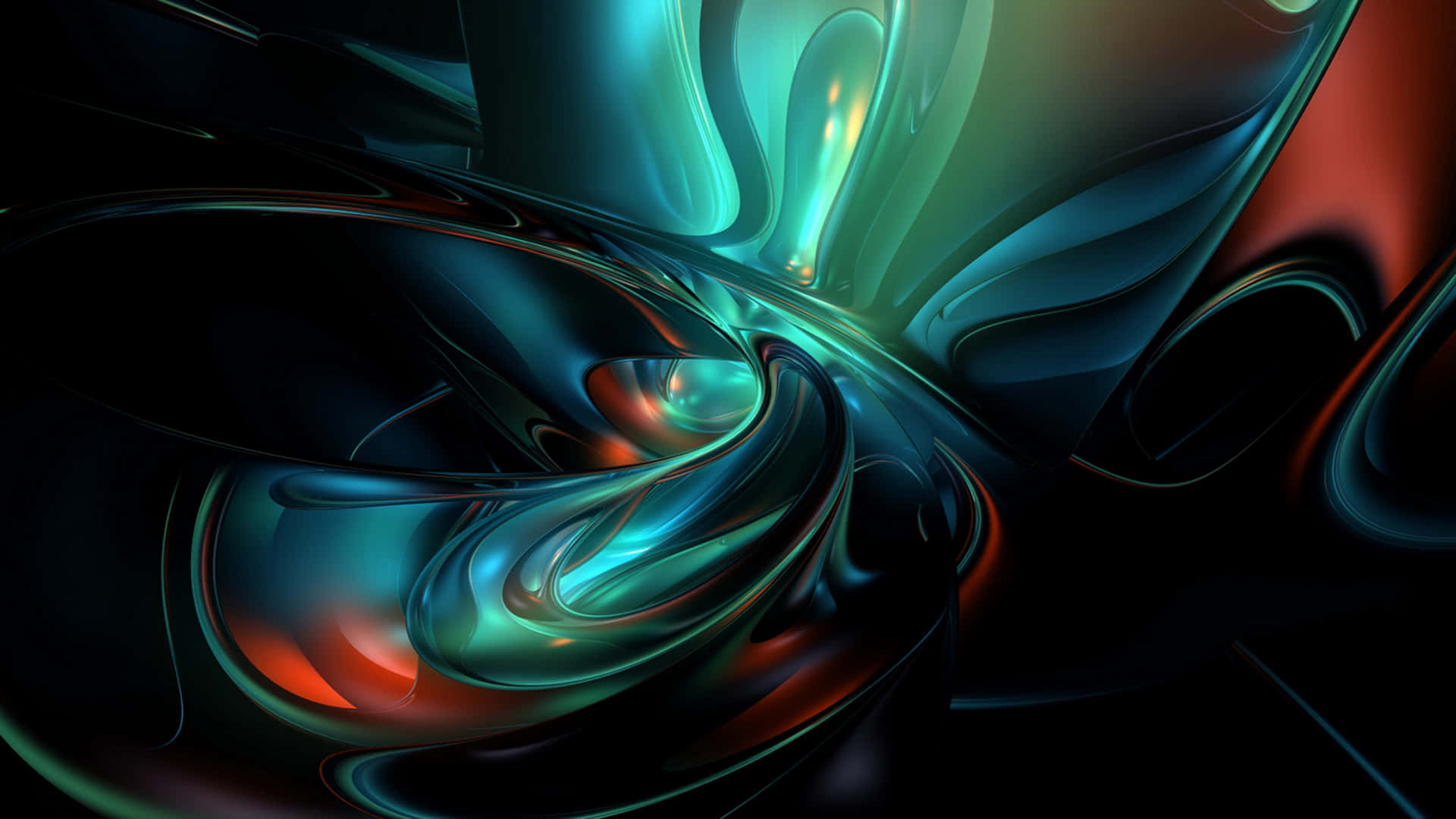 Abstract Art With Several Swirls Background
