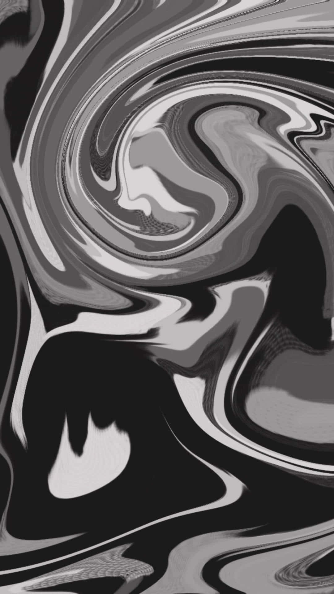 Abstract Black And Grey Swirls