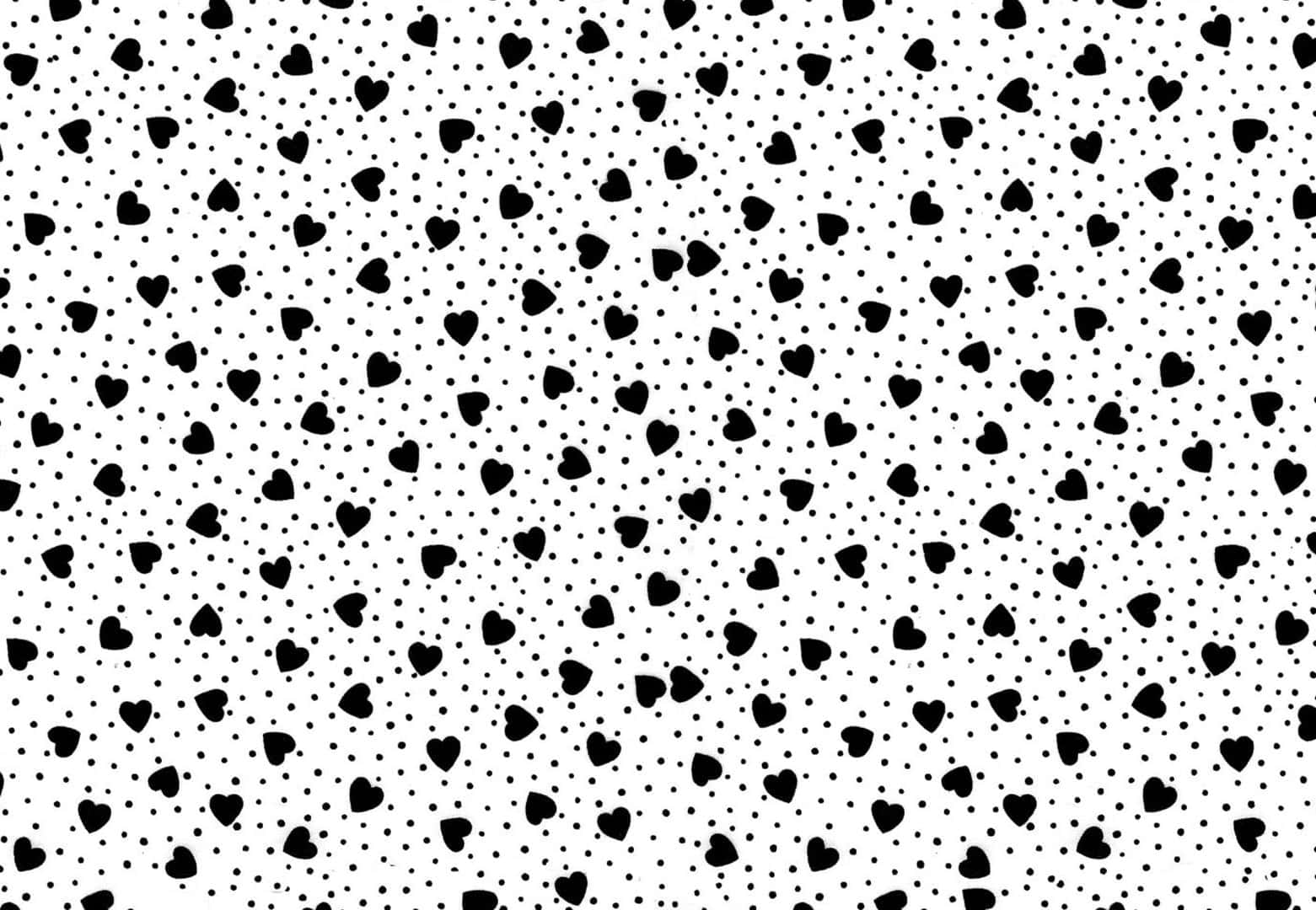 Abstract Black And White Dots Pattern Background