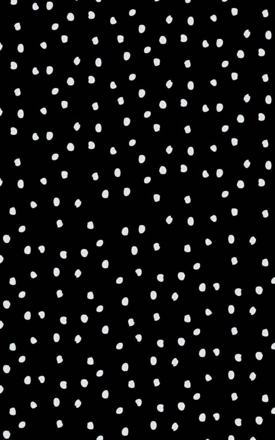 Abstract Black And White Dots Pattern Background