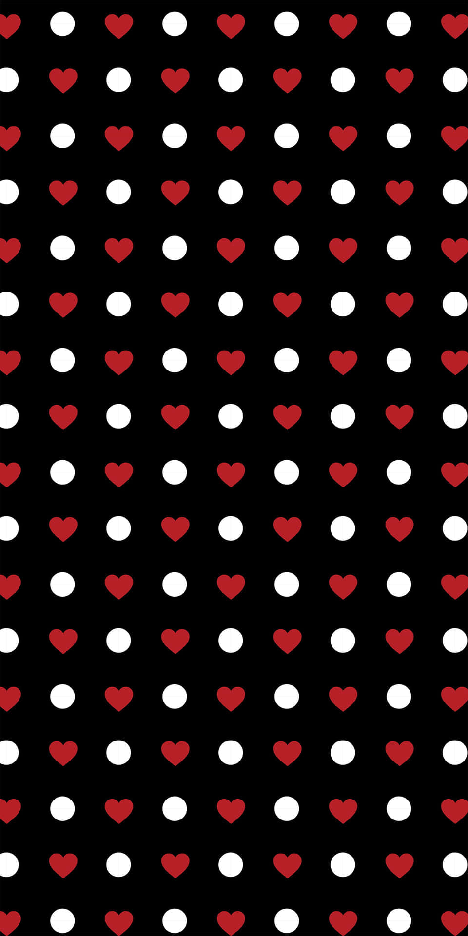 Abstract Black And White Dots Pattern Background