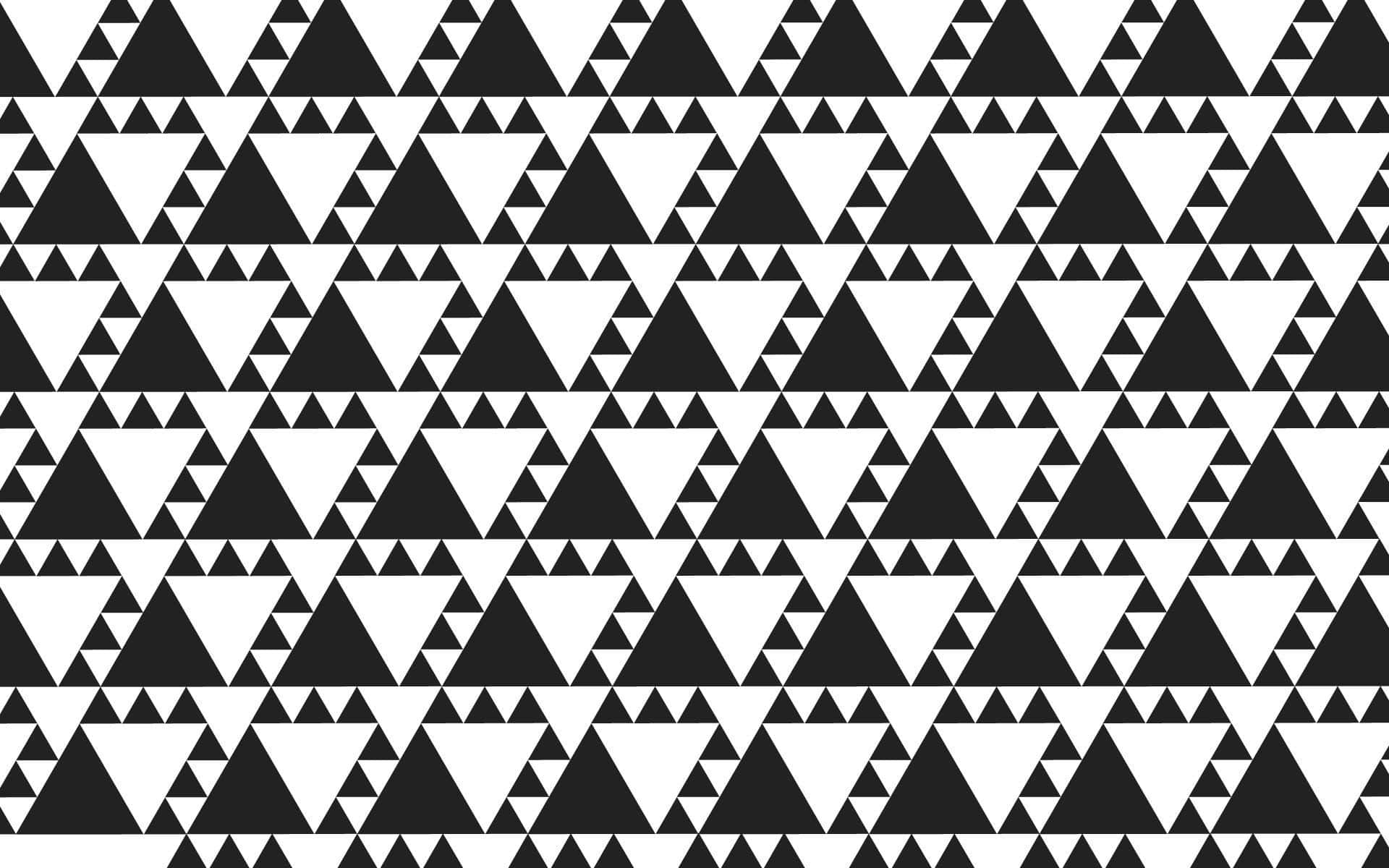 Abstract Black And White Line Pattern Background