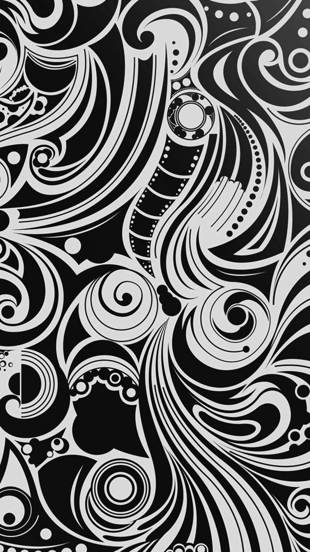 Abstract Black And White Pattern Background