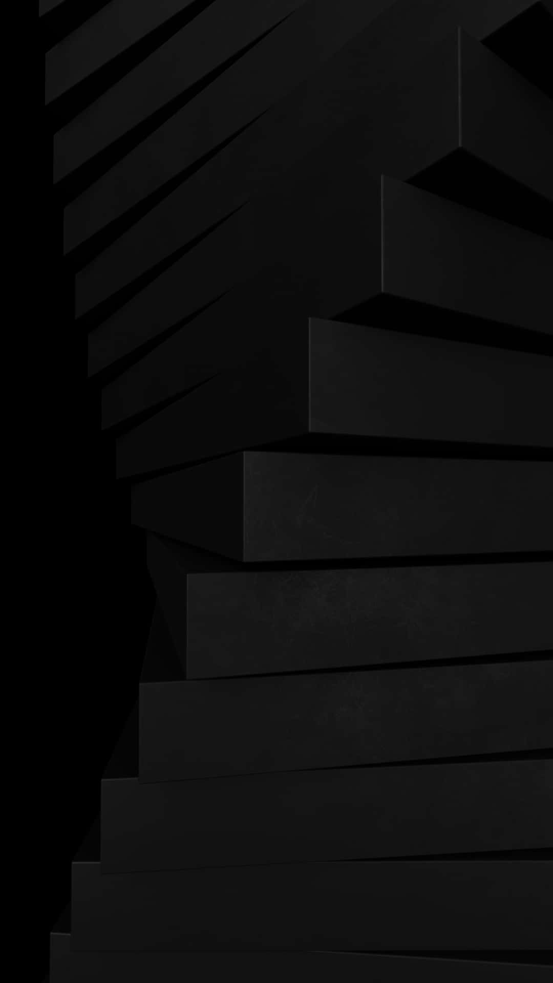 Abstract Black Geometric Design Background