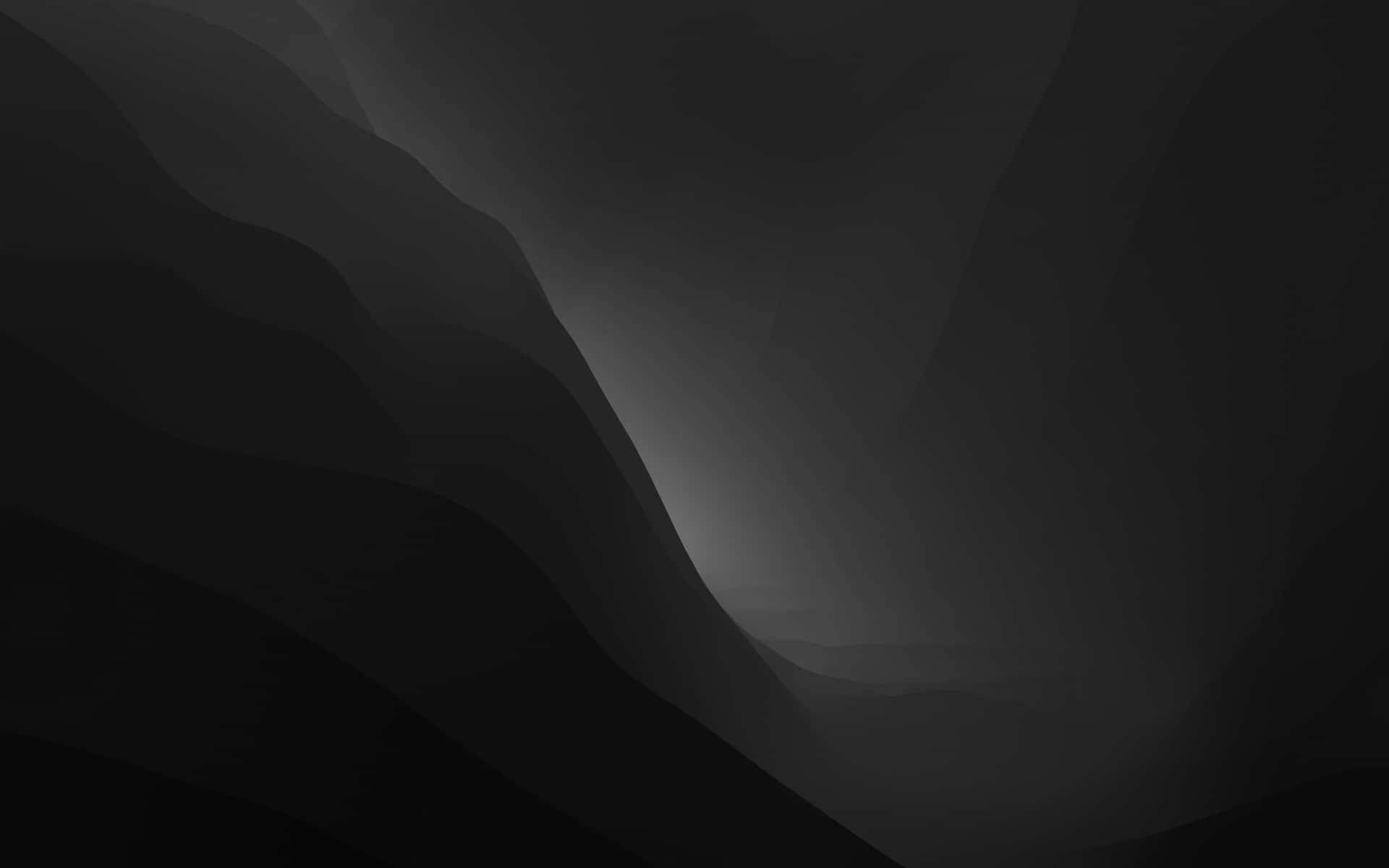 Abstract Black Grey Waves Background