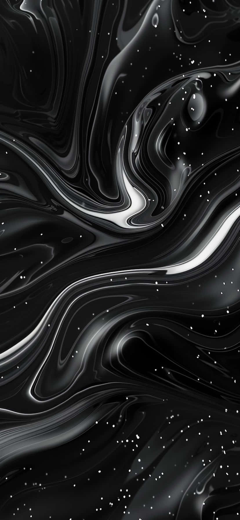 Abstract Black Marble Texture