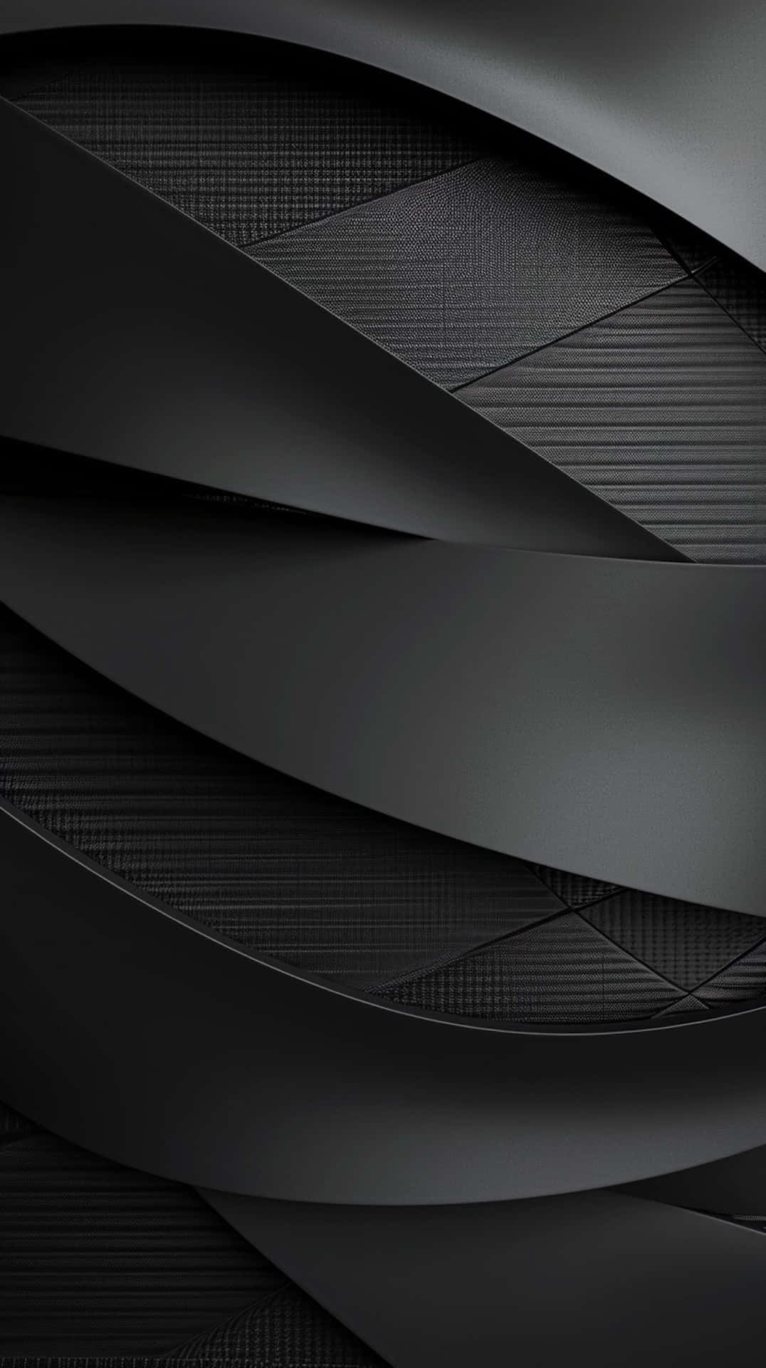 Abstract Black Ribbon Design Background