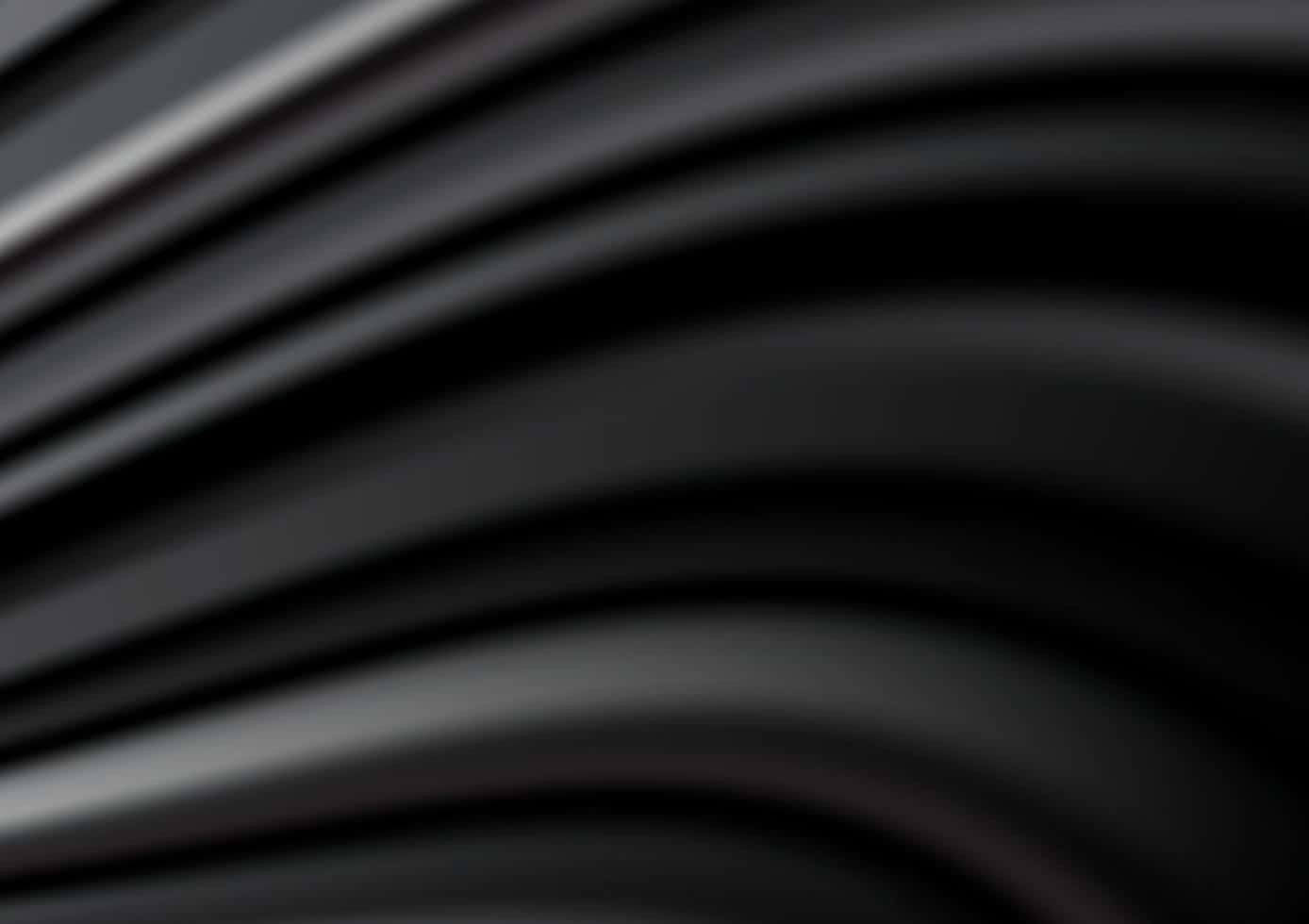 Abstract Black Silk Waves Background