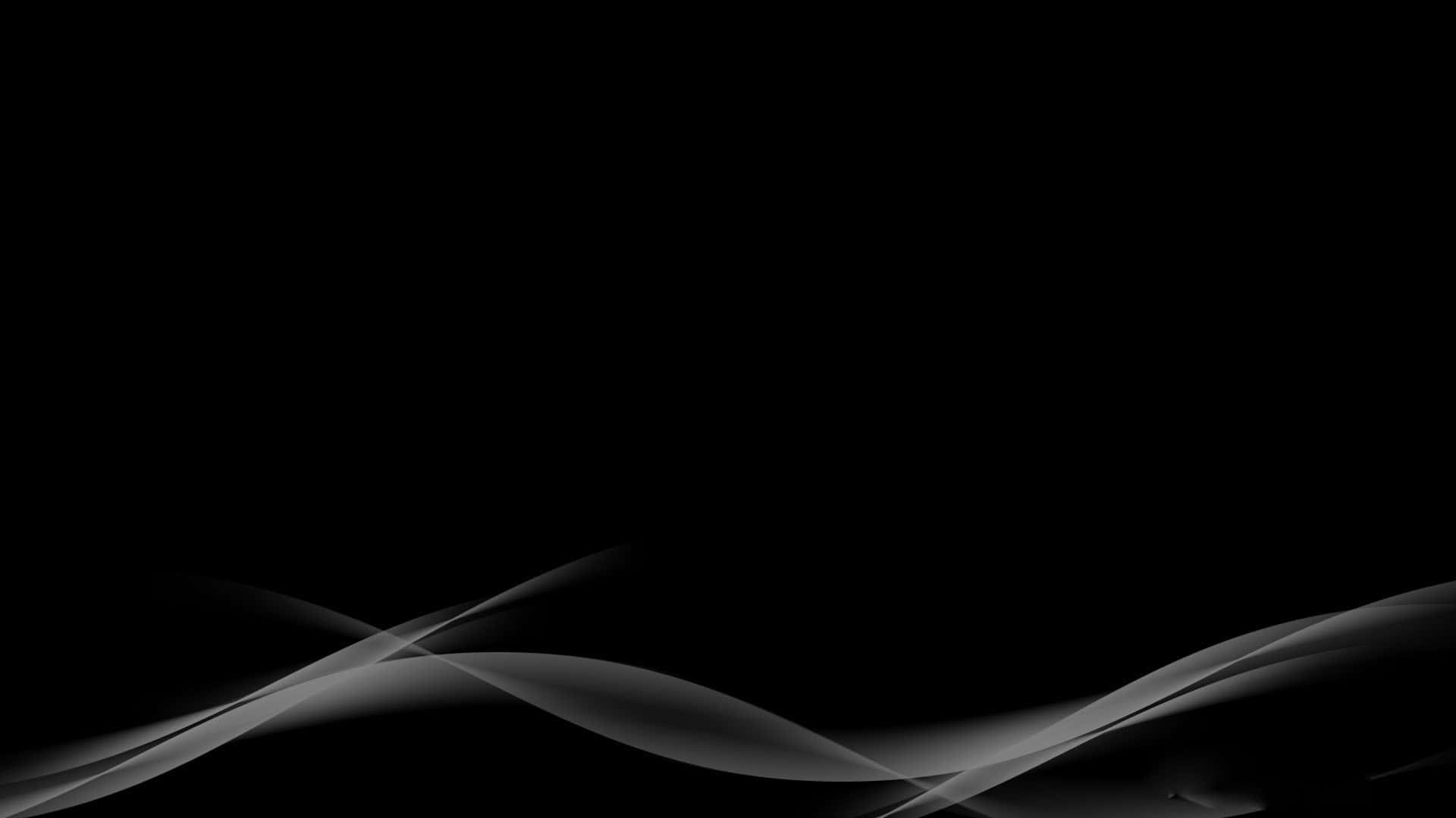 Abstract Black Smoke Waves Background