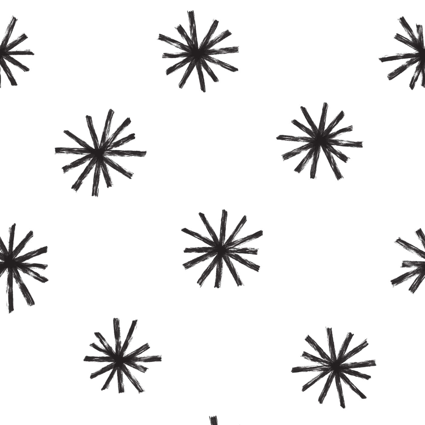 Abstract Black Starburst Pattern Background