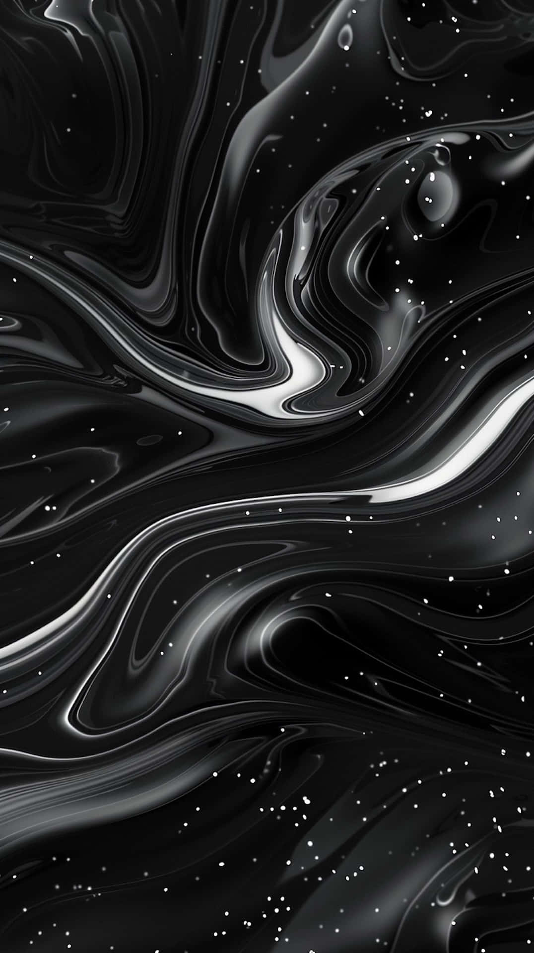 Abstract Black Swirl Pattern Background