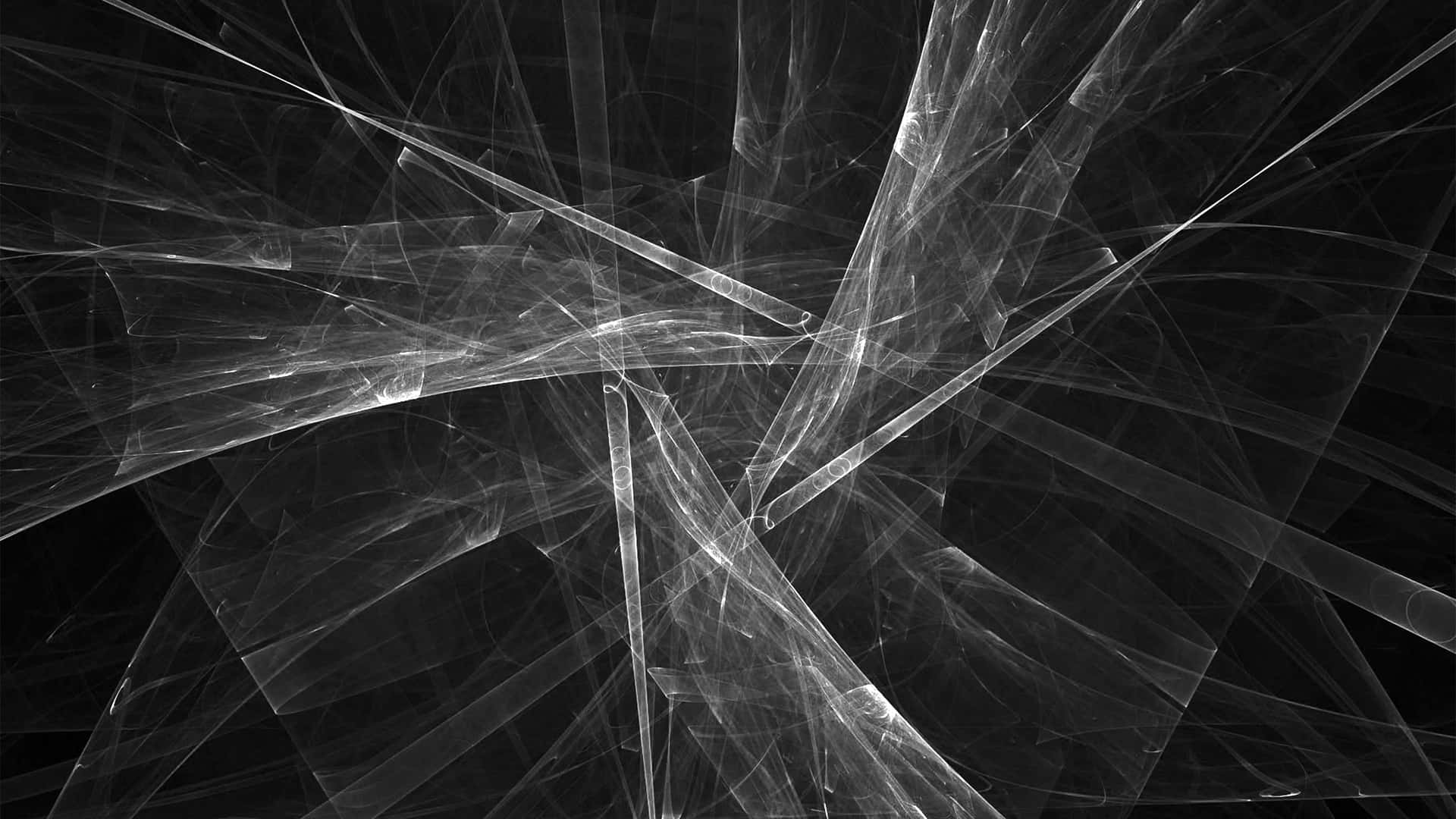 Abstract Black White Light Fibers4 K Background
