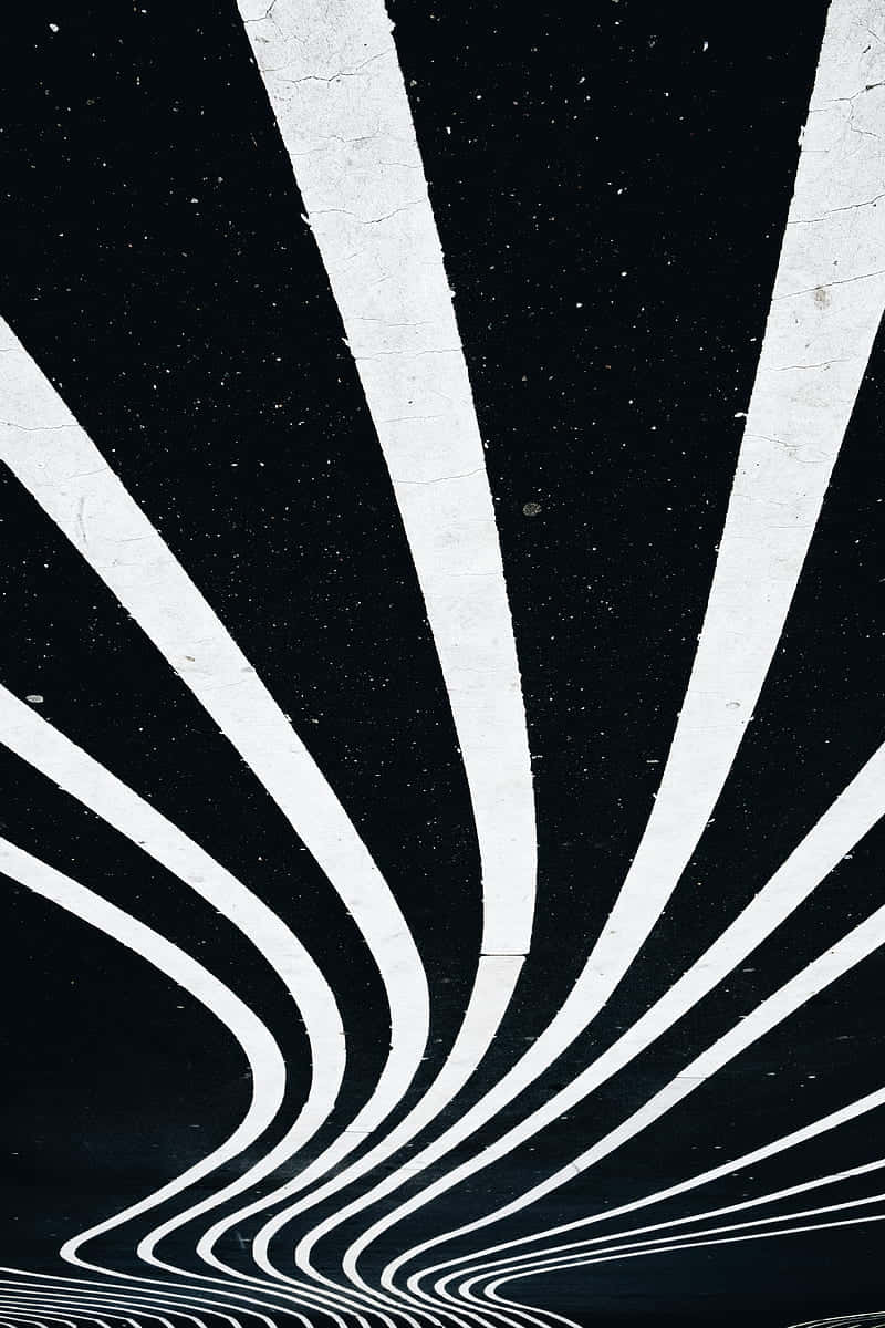 Abstract Black White Lines Background