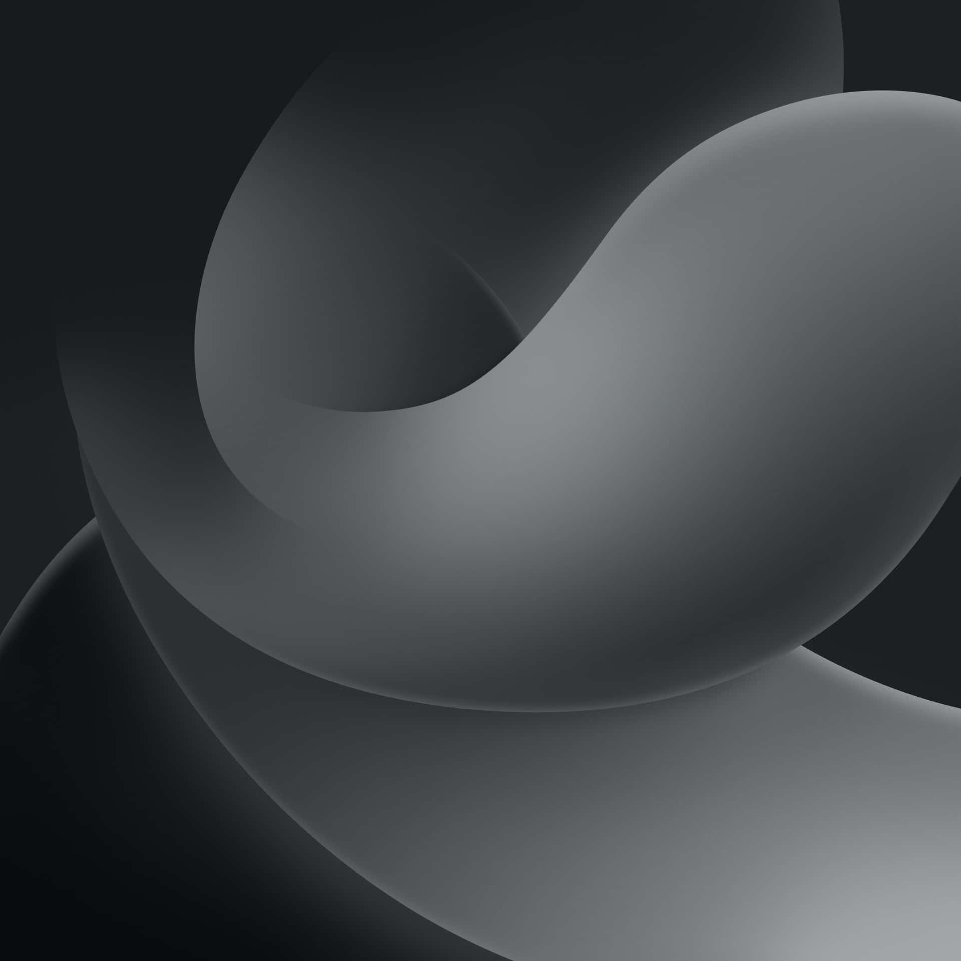 Abstract Blackand Grey Swirls Background