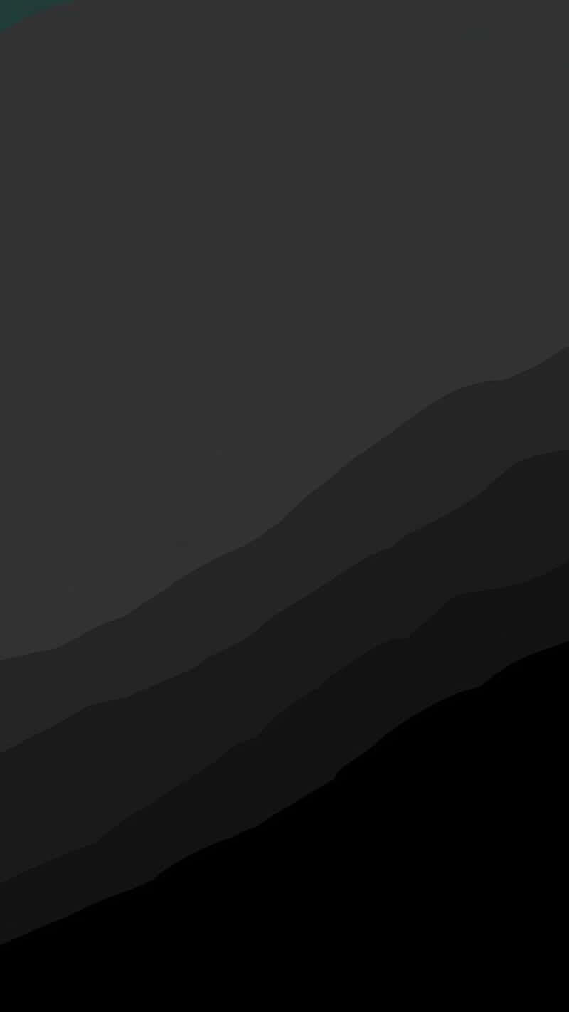 Abstract Blackand Grey Waves Background