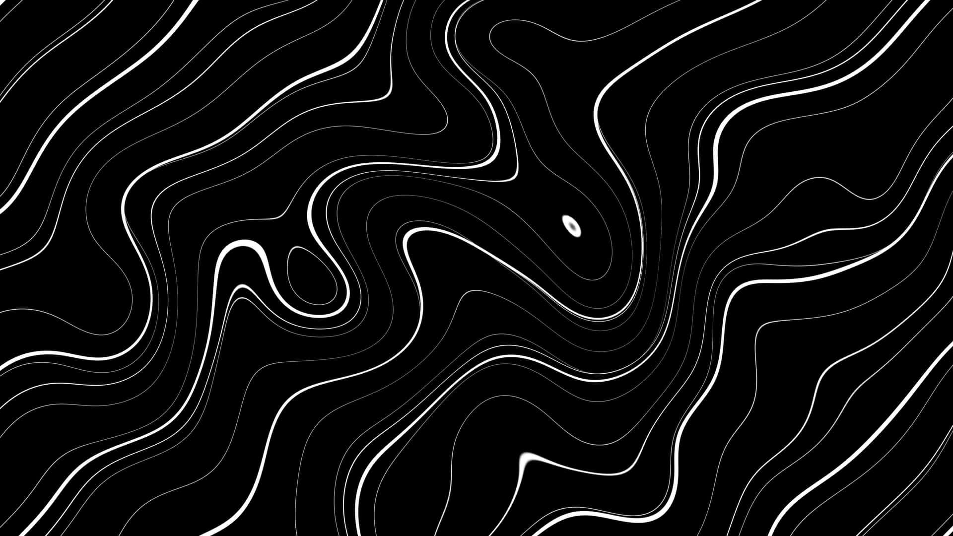 Abstract Blackand White Wave Pattern4 K Background