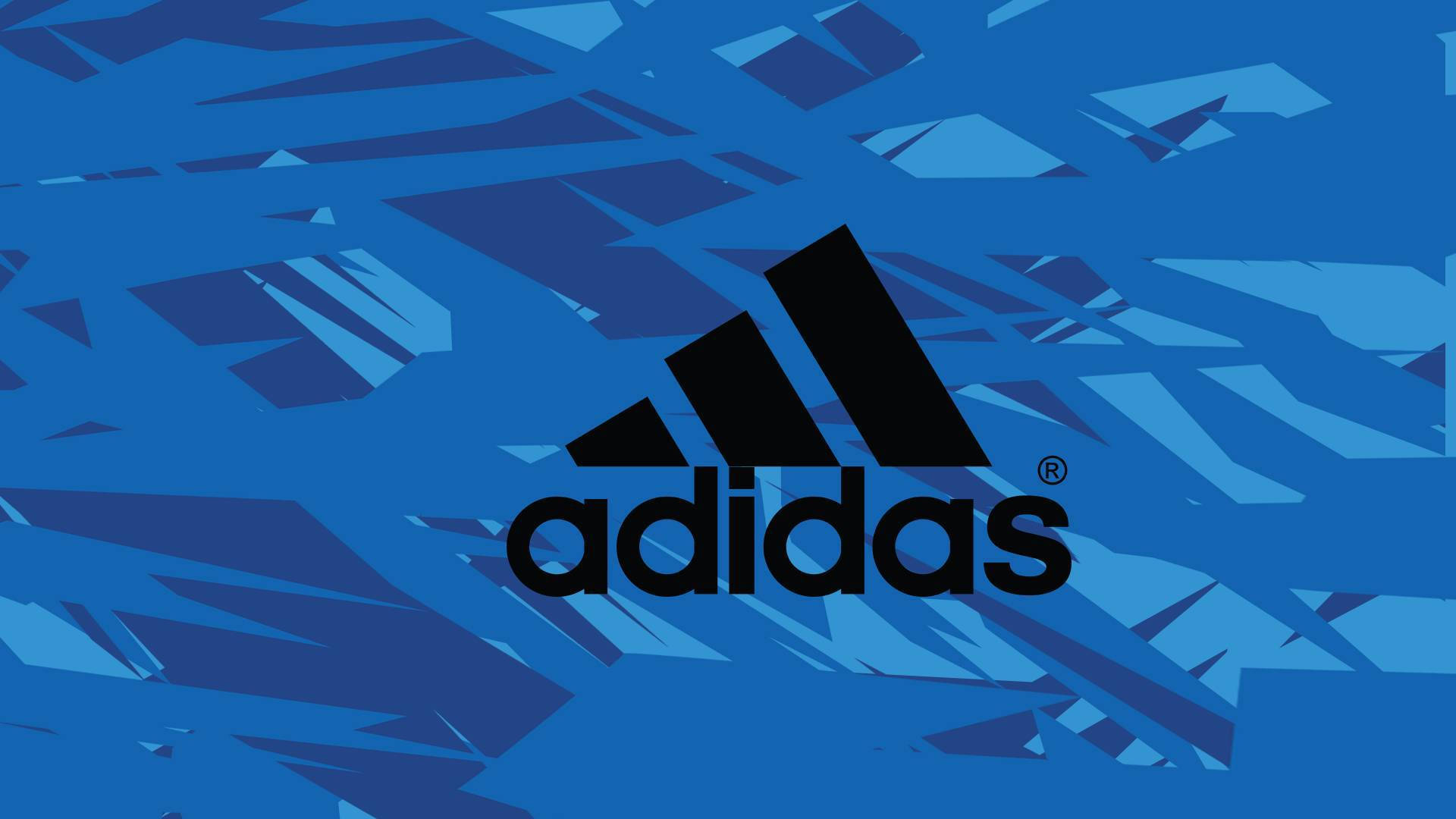 Abstract Blue Adidas Logo Background