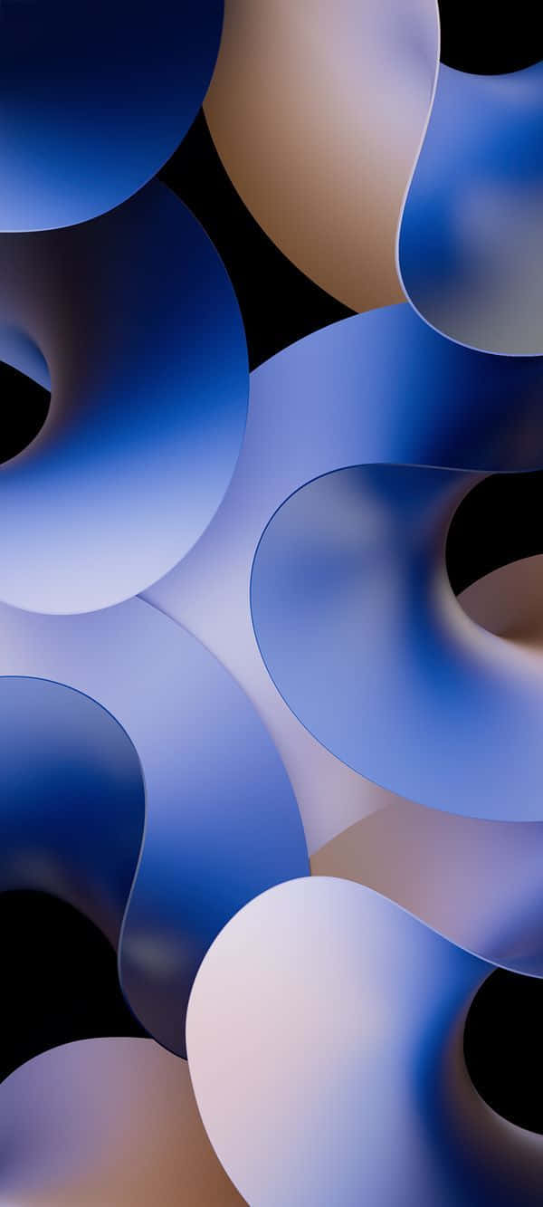 Abstract_ Blue_ Curves_ Background