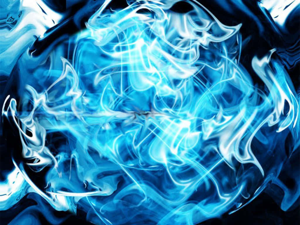 Abstract Blue Energy Flow Background