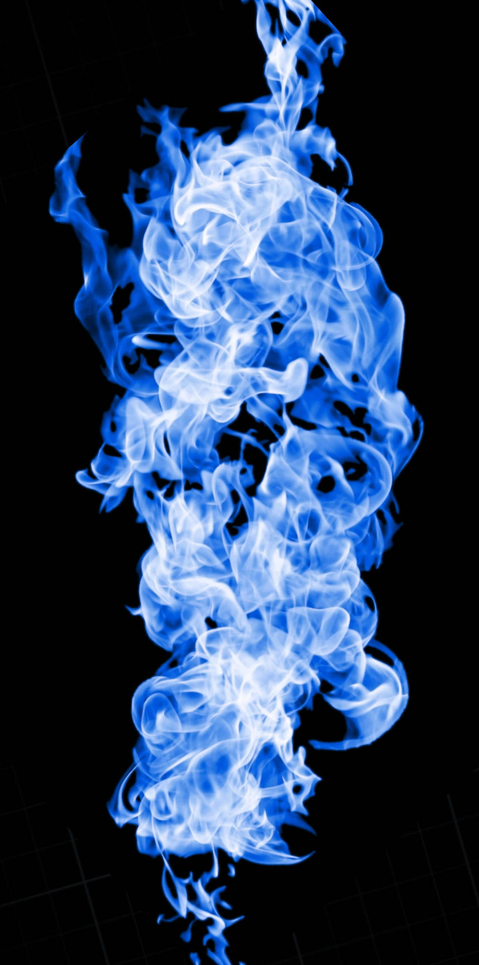 Abstract Blue Flames Background