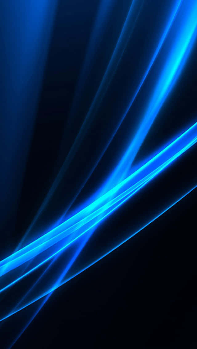 Abstract Blue Light Streaks Wallpaper Background