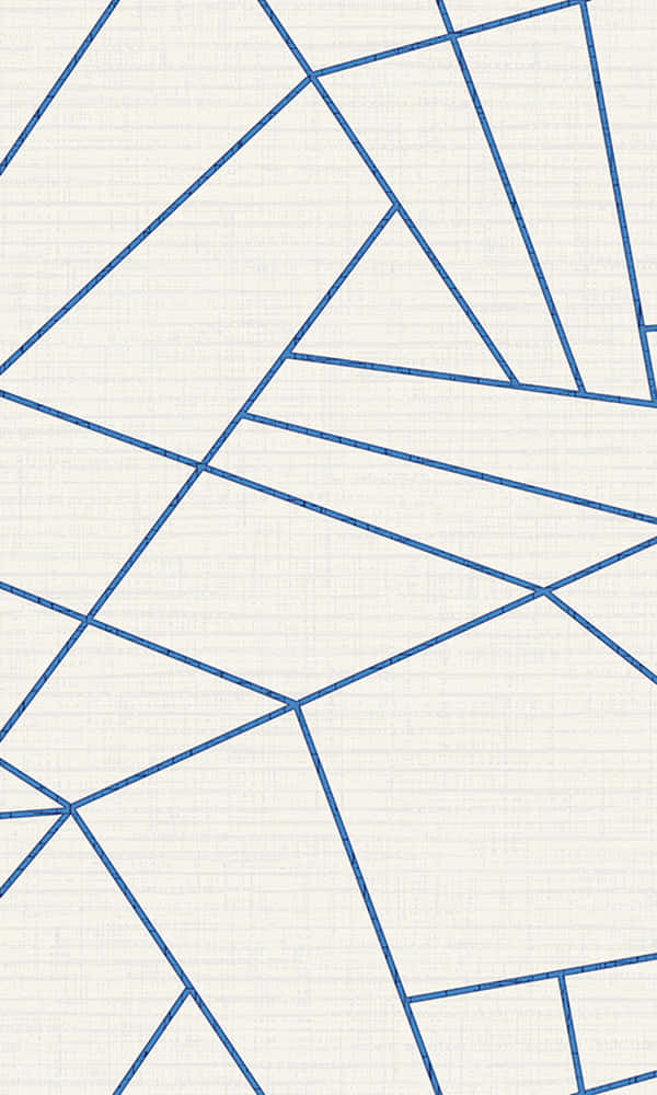 Abstract Blue Pattern With Geometric Shapes Background