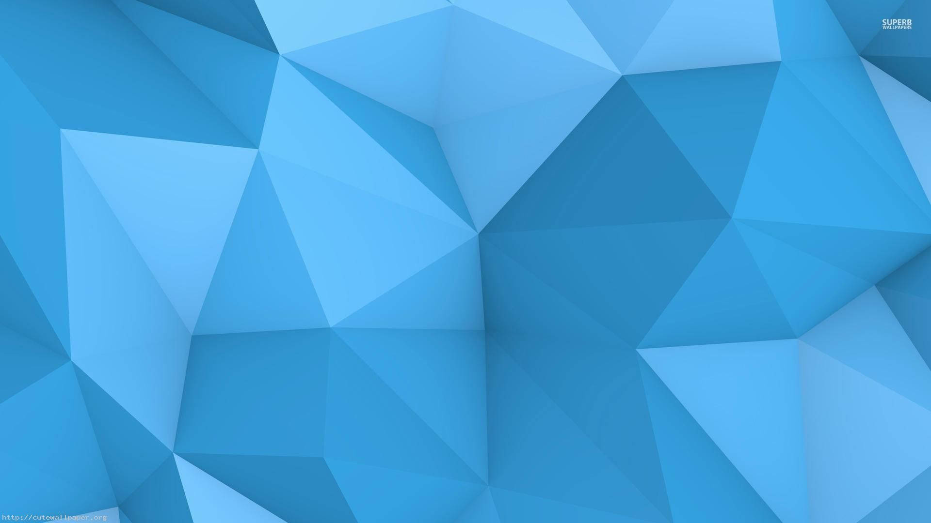 Abstract Blue Polygonal Background Background