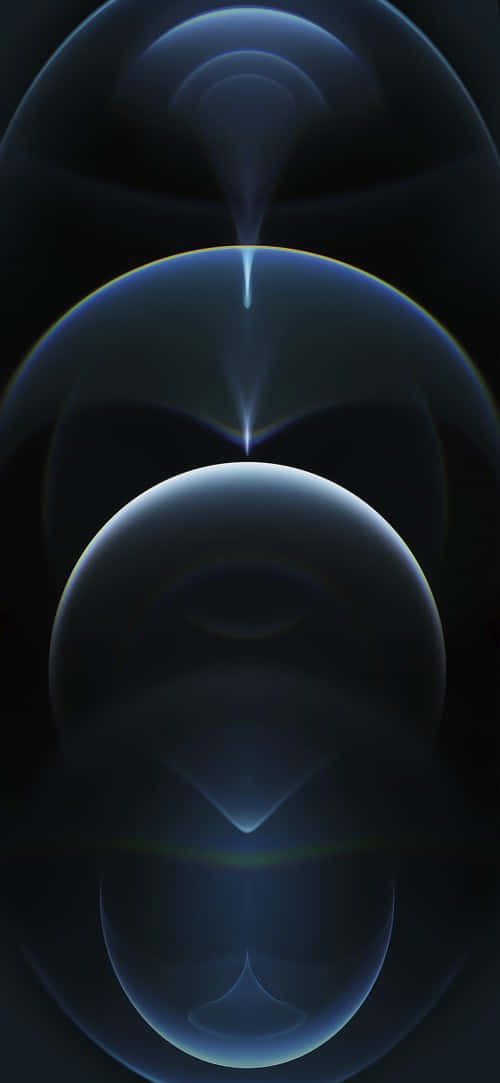 Abstract Blue Spheres Background Background