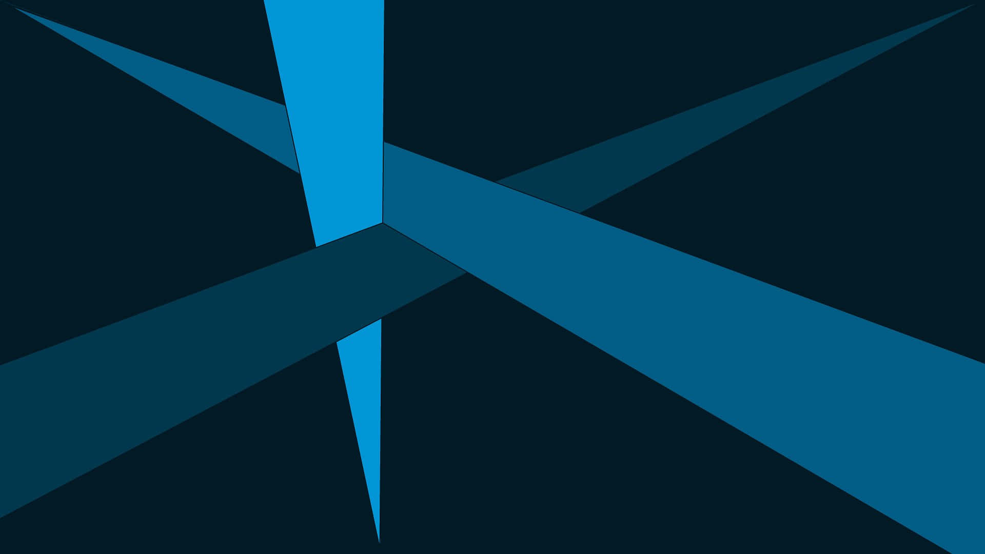 Abstract Blue Vector Lines Background