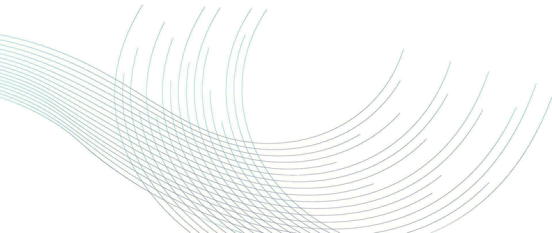 Abstract Blue Wave Lines Vector Background
