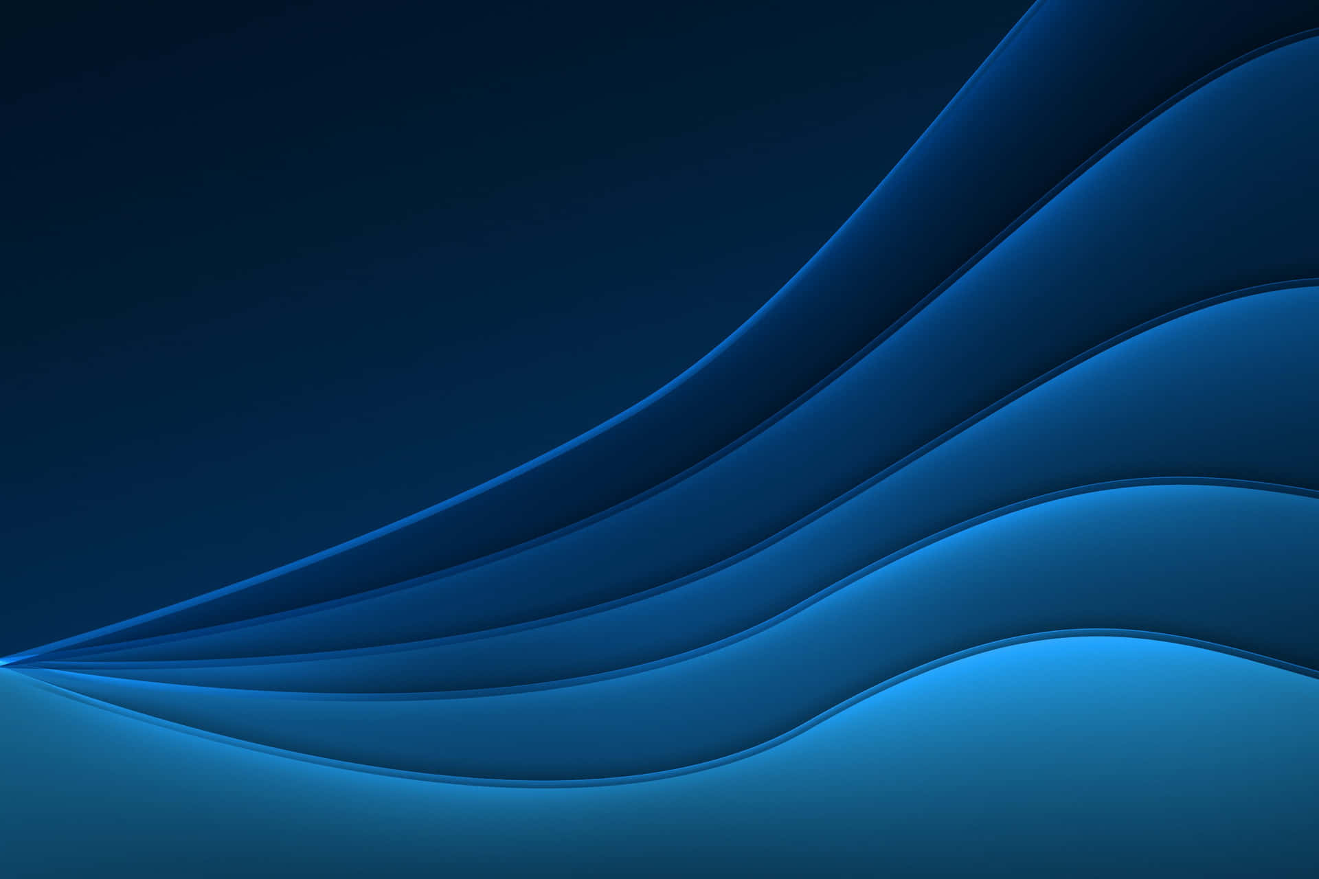 Abstract Blue Waves Background Background