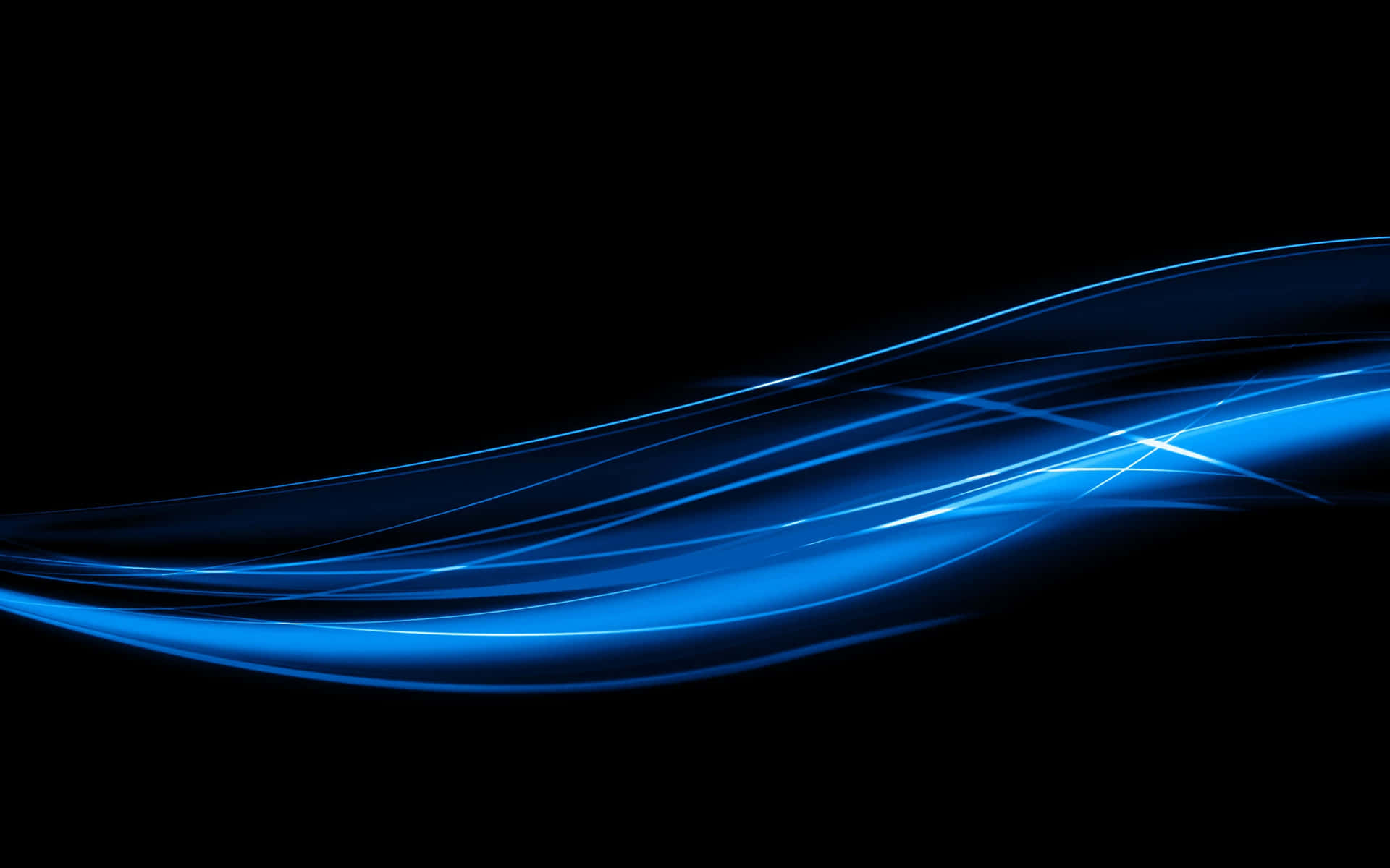 Abstract Blue Waves Background Background