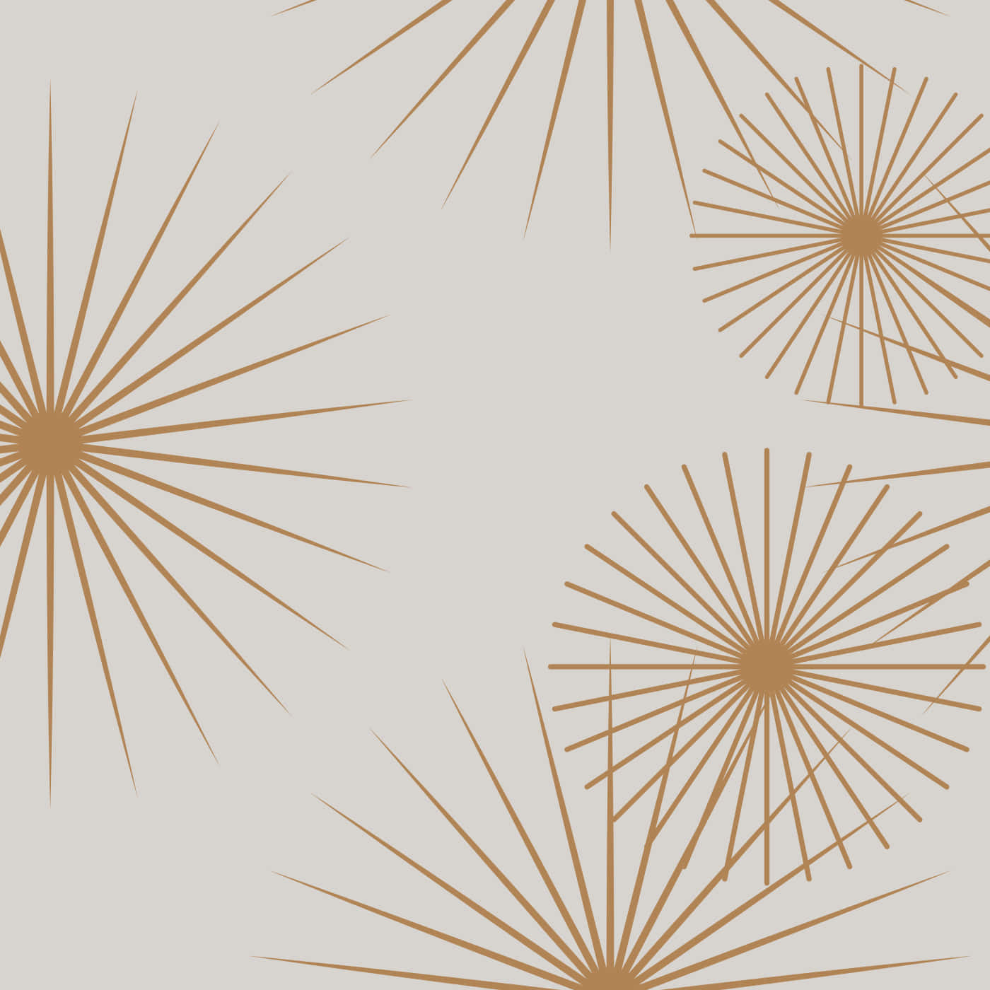 Abstract Brown Starburst Pattern Background