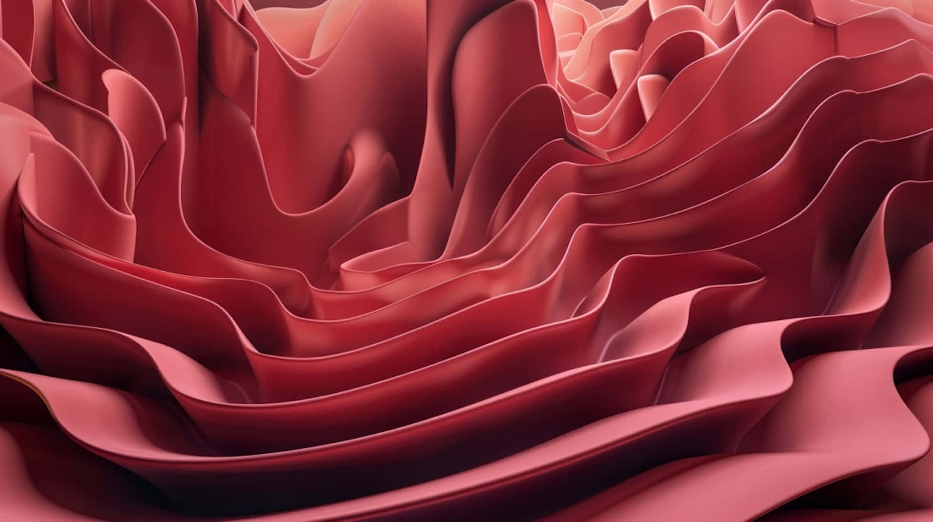 Abstract Burgundy Waves Background