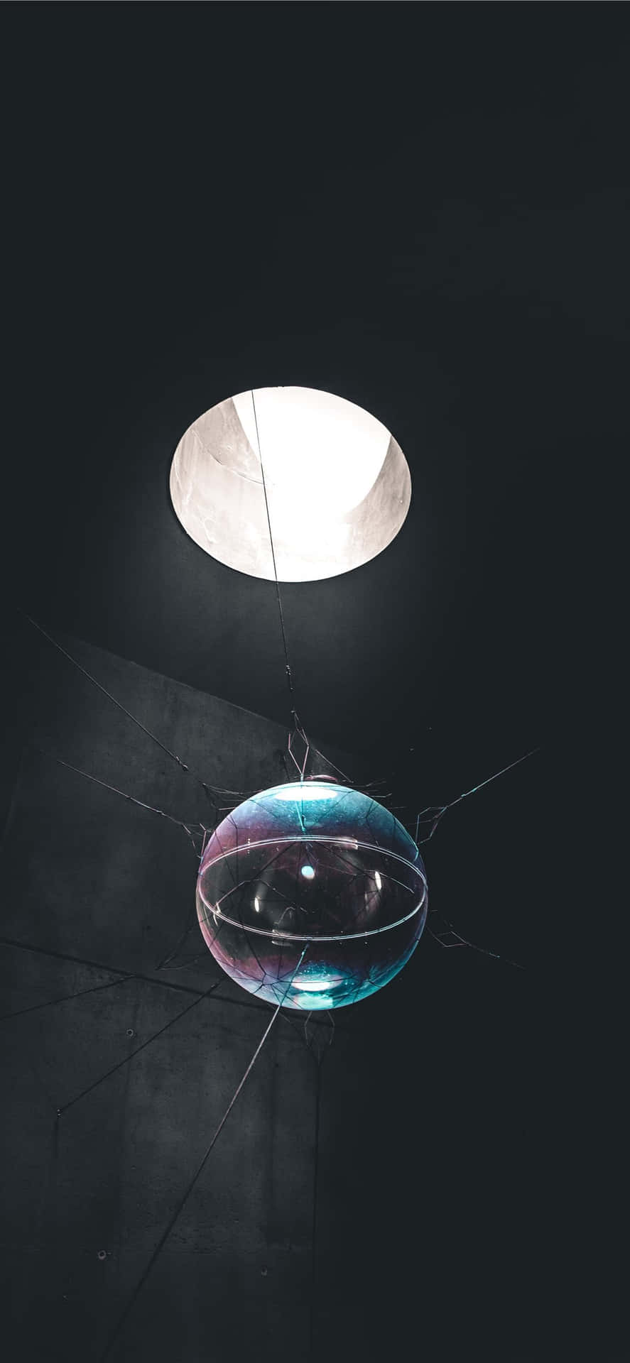 Abstract Ceiling Lightand Reflection Background