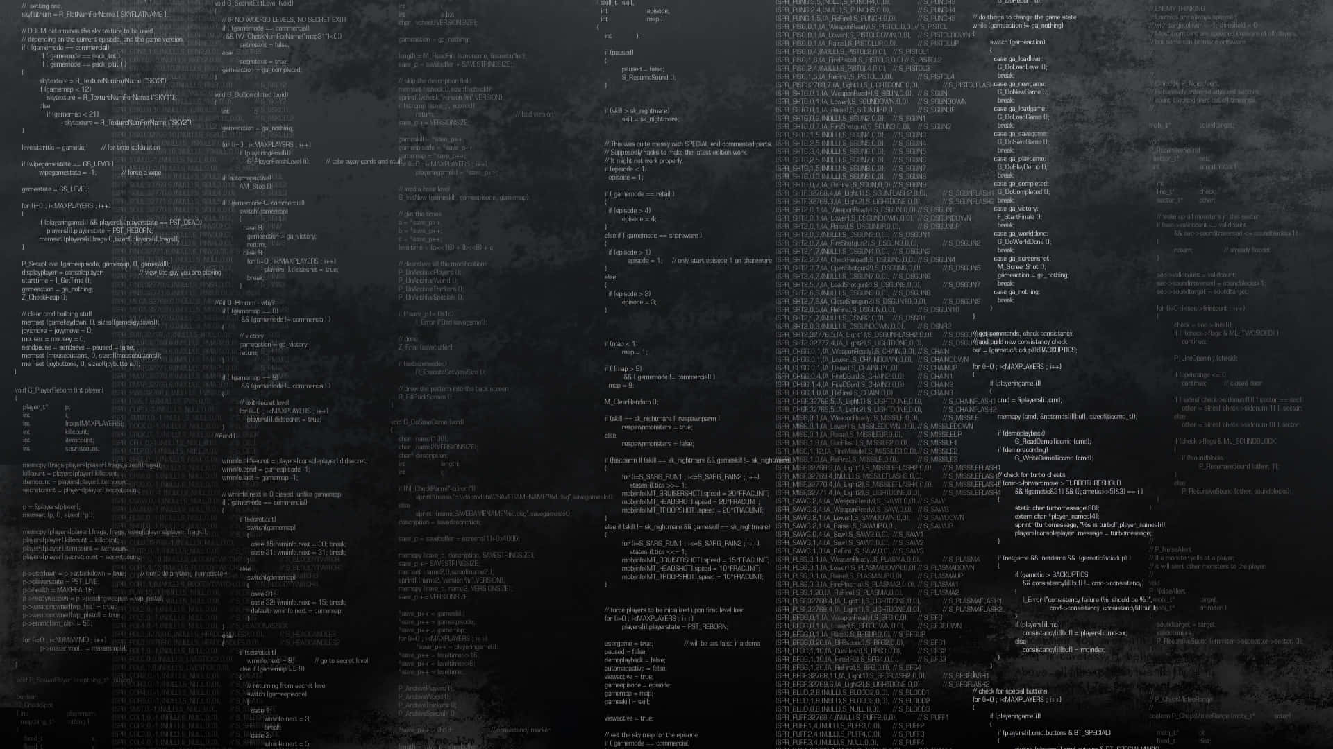 Abstract Code Overlay Wallpaper Background