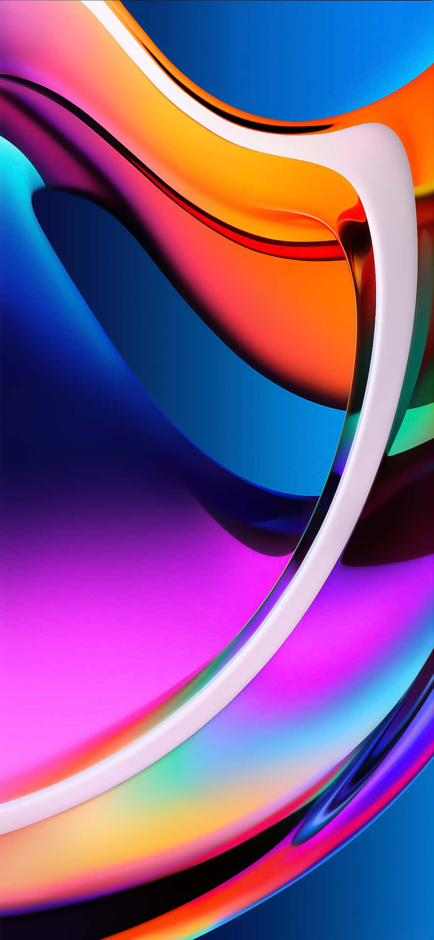 Abstract_ Color_ Waves_2020_ Phone_ Wallpaper Background