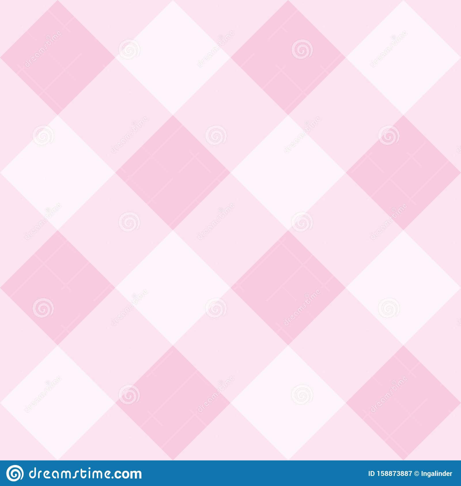 Abstract Colorful Artwork Of A Pink Grid Background