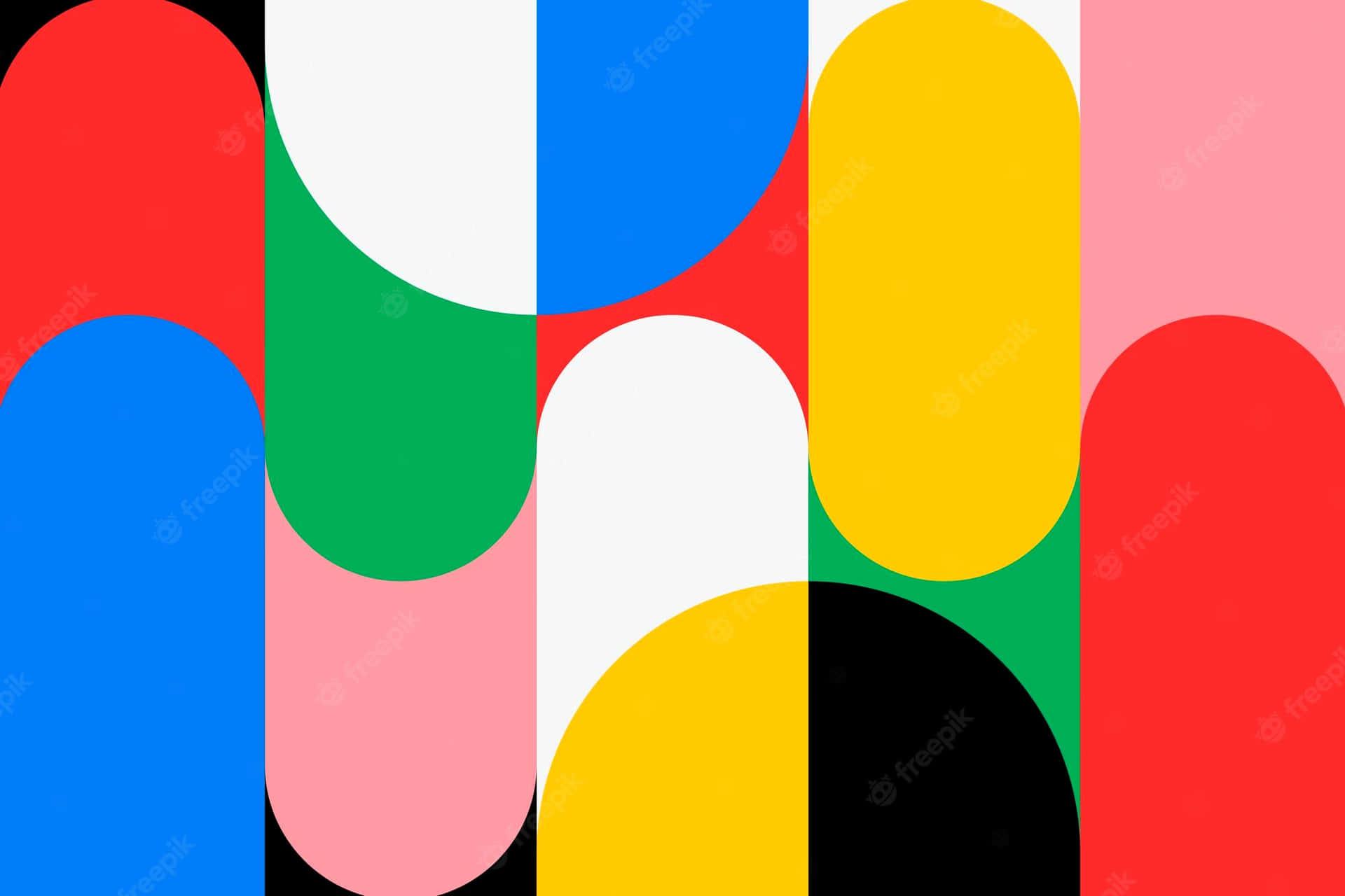 Abstract Colorful Circles Background Background
