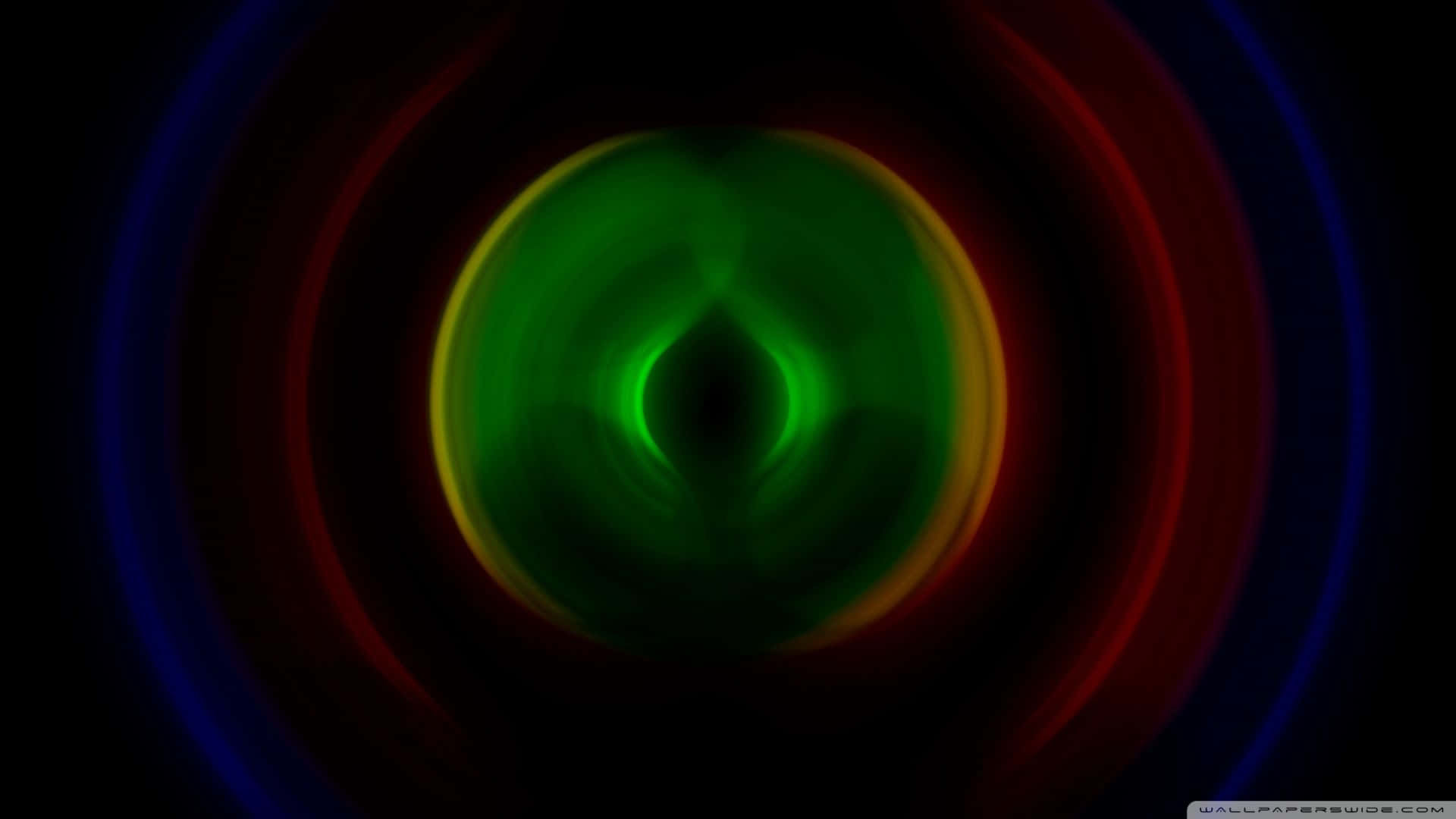 Abstract_ Colorful_ Light_ Rings_ Background Background