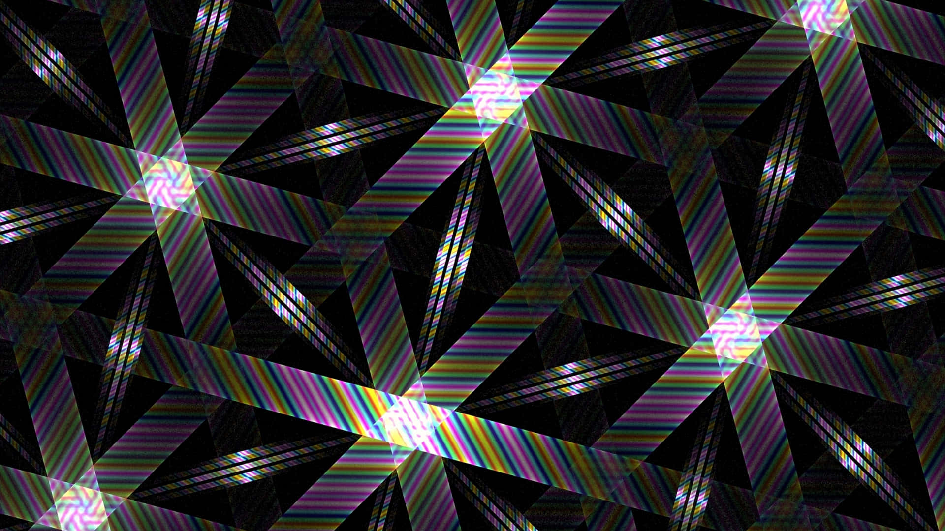 Abstract Computer-generated Design Of Vibrant Purples And Pinks In The Shape Of A Hexagon Background