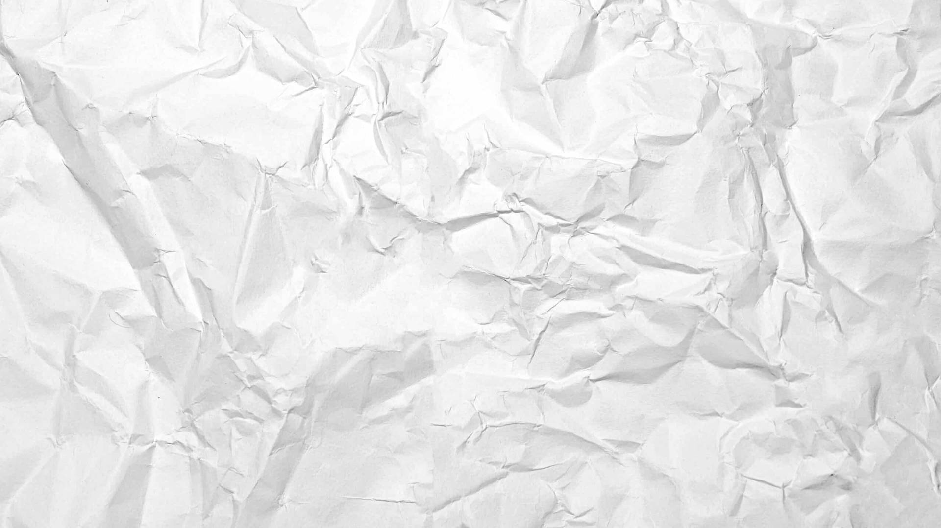 Abstract Crumpled White Paper Background