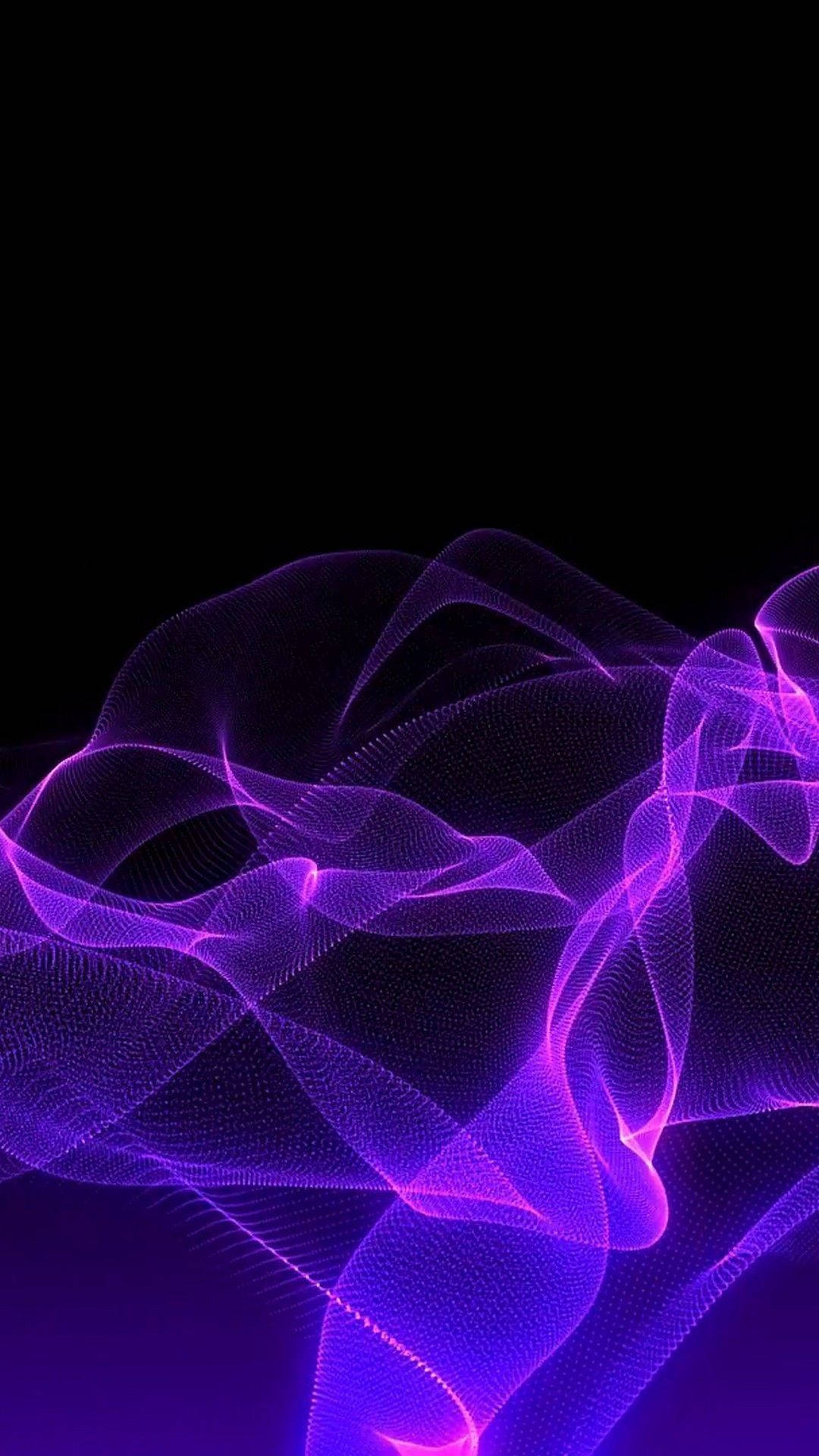 Abstract Dark Purple And Black Background