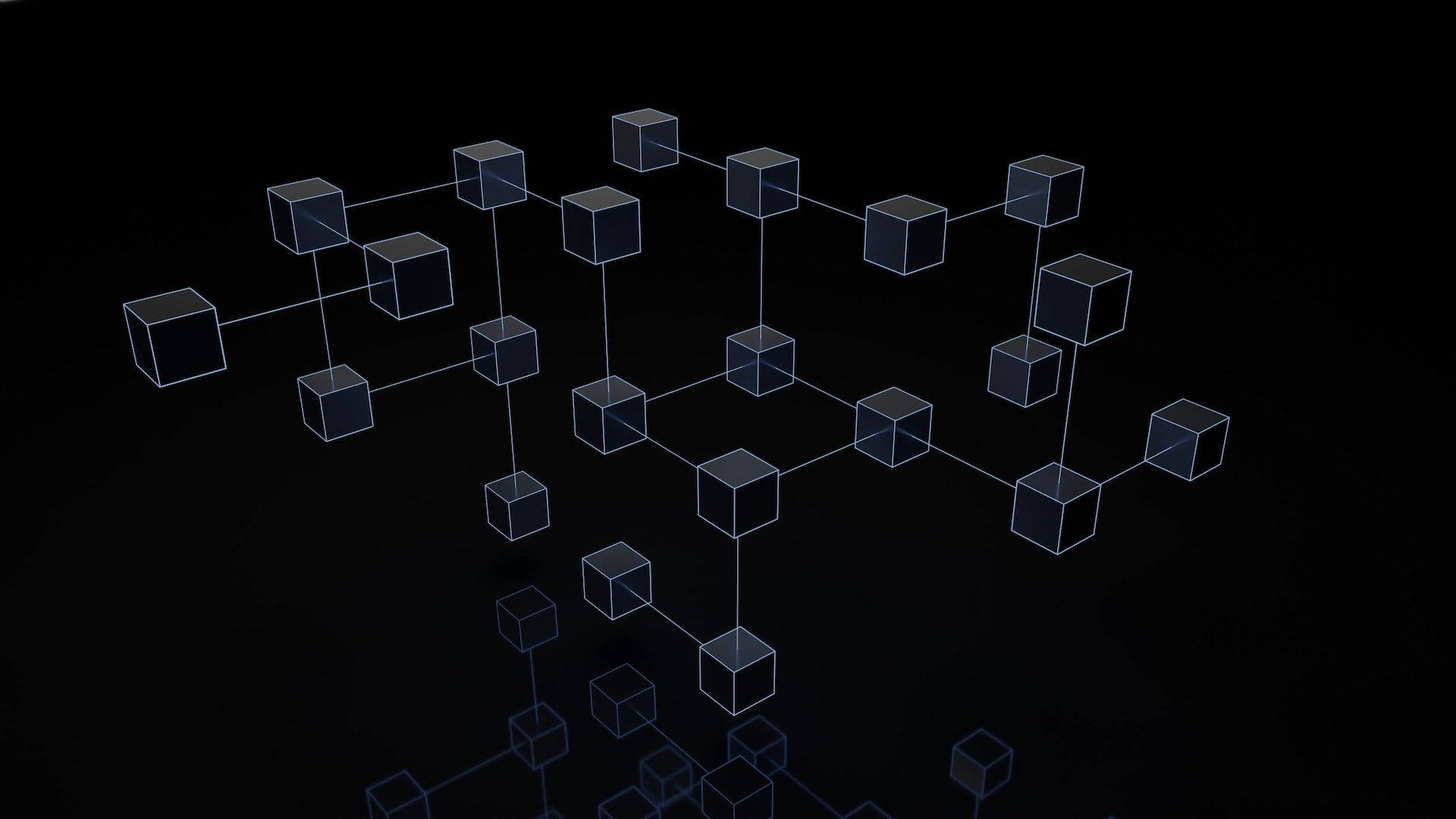 Abstract Database Diagram Background